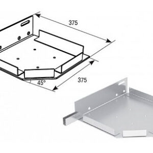 Крышка боковая стальная RK375, RK37501